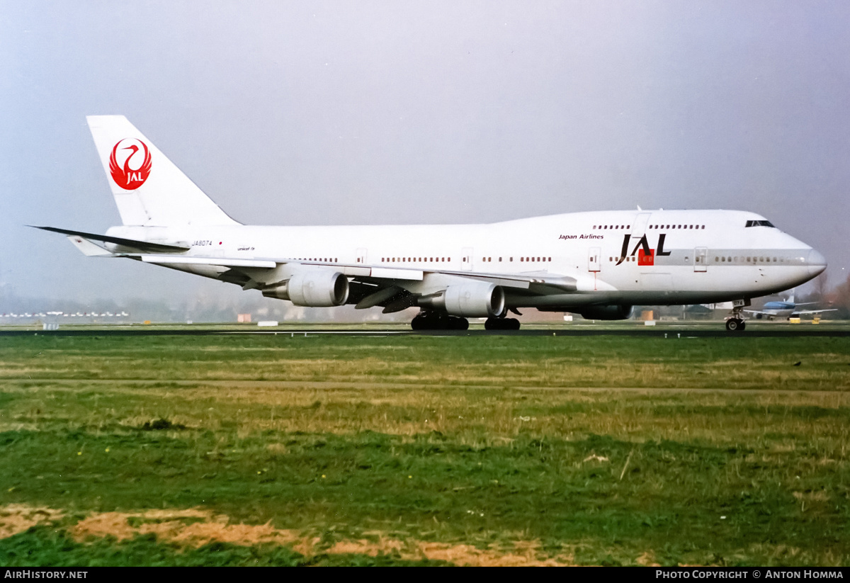 Aircraft Photo of JA8074 | Boeing 747-446 | Japan Airlines - JAL | AirHistory.net #325438