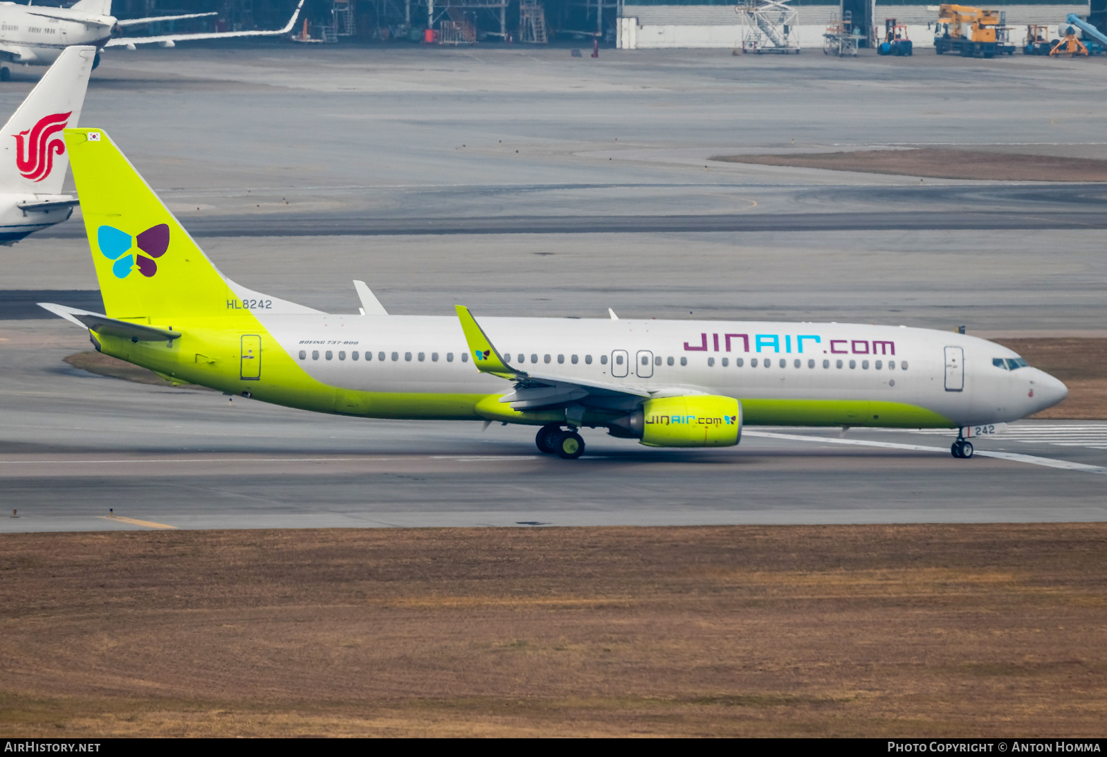 Aircraft Photo of HL8242 | Boeing 737-8Q8 | Jin Air | AirHistory.net #325452