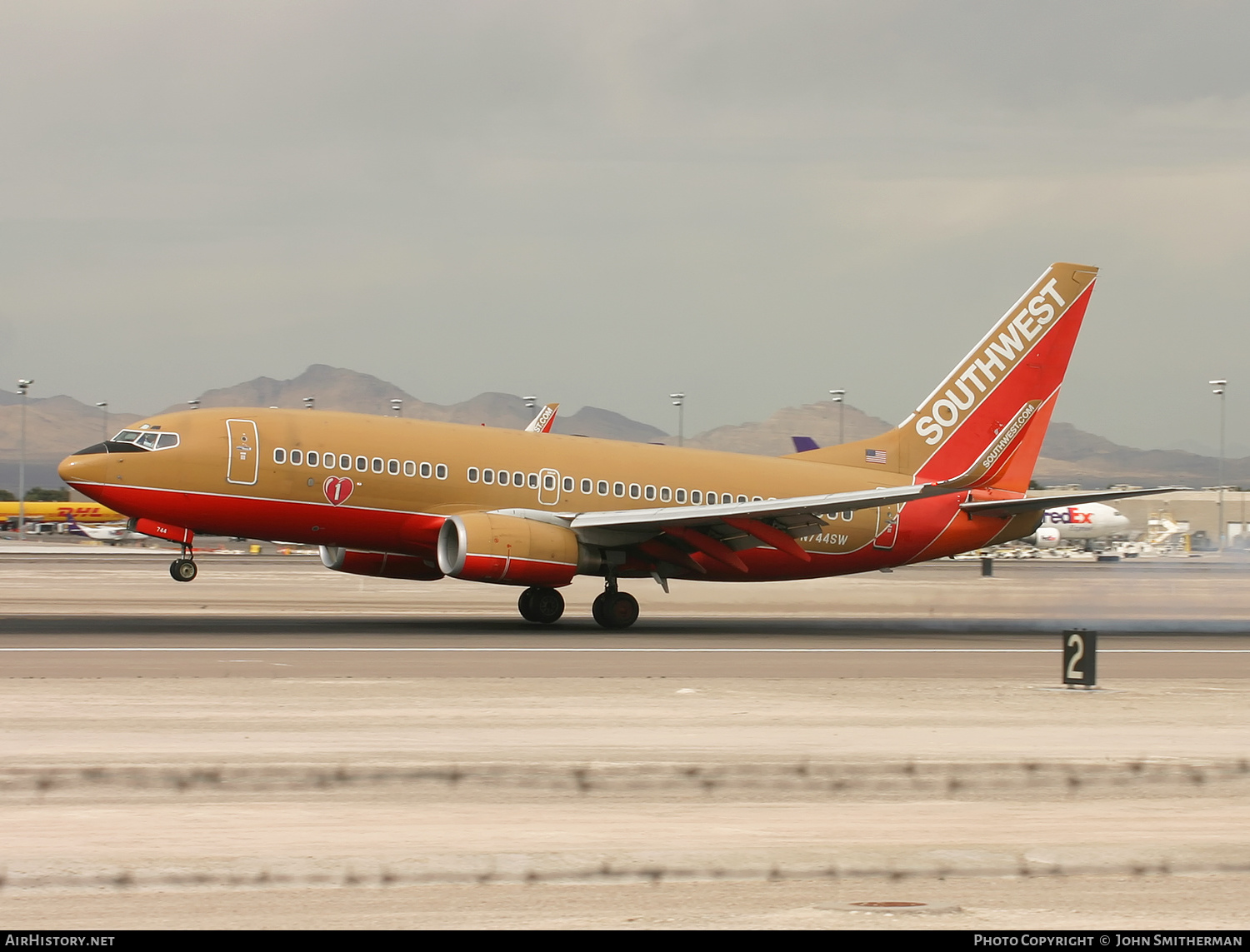 Aircraft Photo of N744SW | Boeing 737-7H4 | Southwest Airlines | AirHistory.net #325458