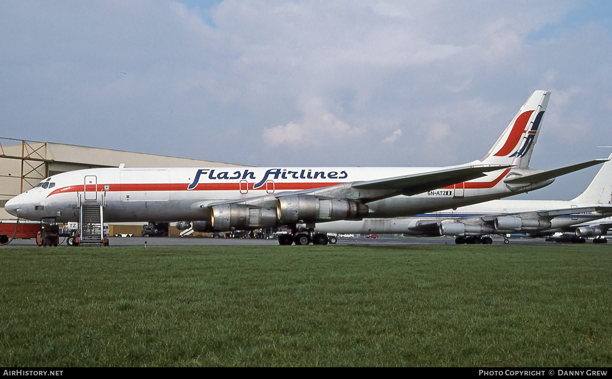 Aircraft Photo of 5N-ATZ | McDonnell Douglas DC-8-55CF Jet Trader | Flash Airlines | AirHistory.net #325467