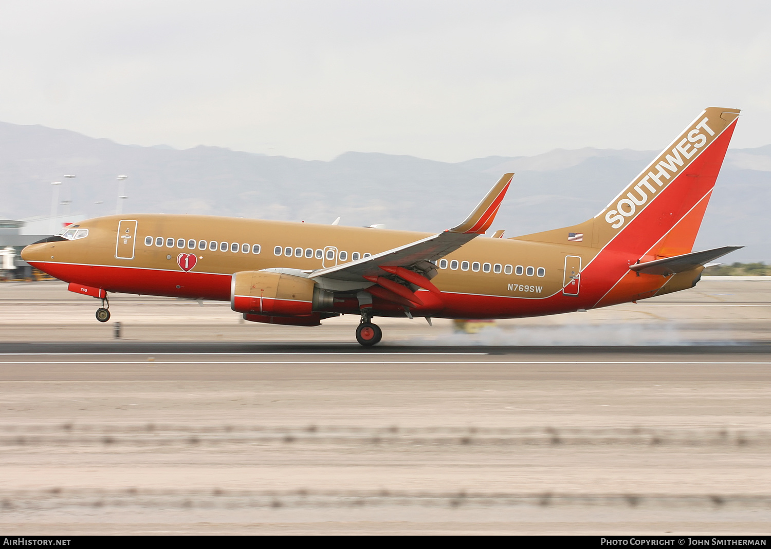 Aircraft Photo of N769SW | Boeing 737-7H4 | Southwest Airlines | AirHistory.net #325468