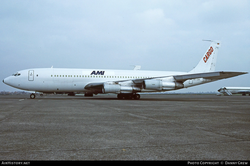 Aircraft Photo of OO-CDE | Boeing 707-365C | AMI Cargo - Air Mercury International | AirHistory.net #325469