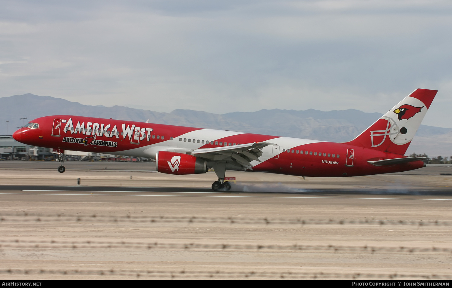 Aircraft Photo of N908AW | Boeing 757-2G7 | America West Airlines | AirHistory.net #325474
