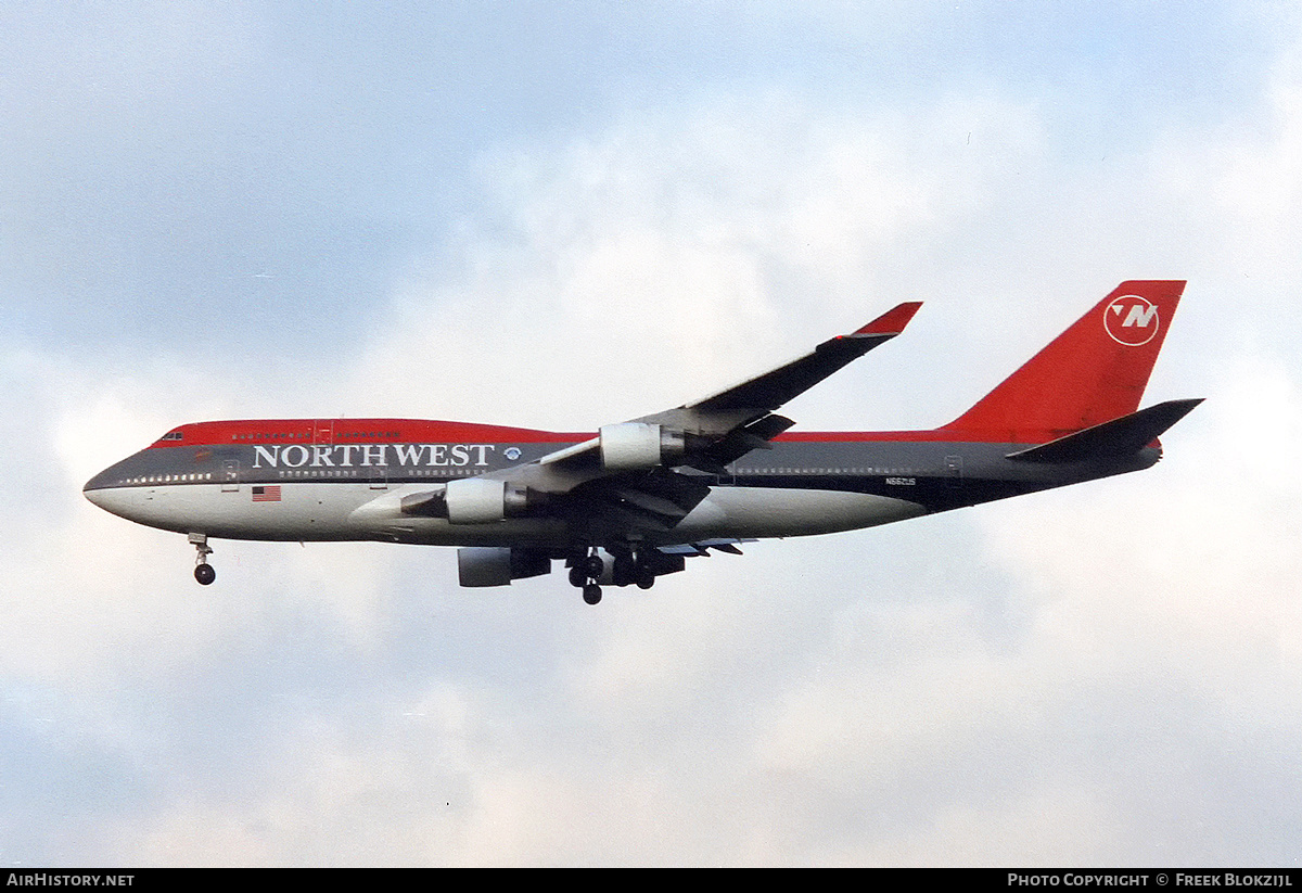 Aircraft Photo of N662US | Boeing 747-451 | Northwest Airlines | AirHistory.net #325477