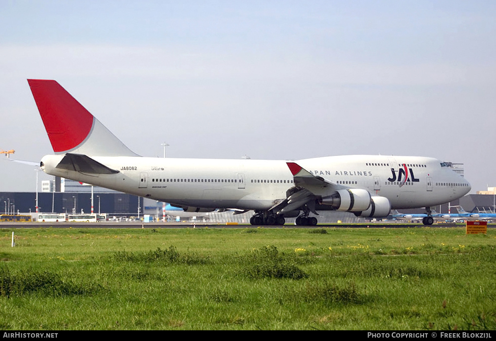 Aircraft Photo of JA8082 | Boeing 747-446 | Japan Airlines - JAL | AirHistory.net #325485