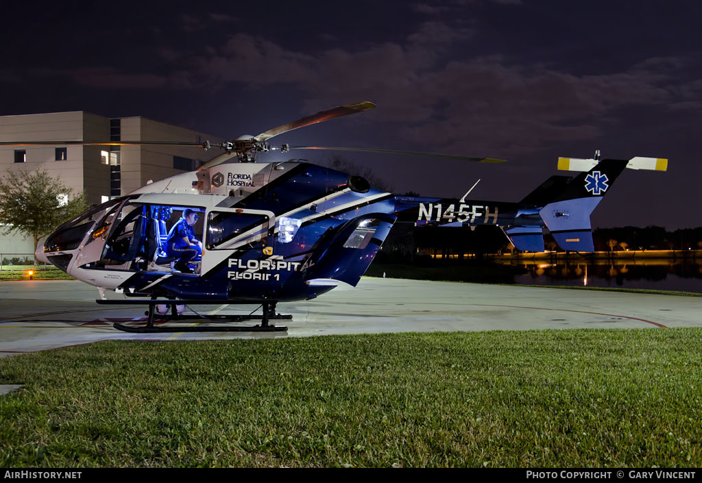 Aircraft Photo of N145FH | Eurocopter-Kawasaki BK-117/EC-145 | Florida Hospital Medical Center | AirHistory.net #325487