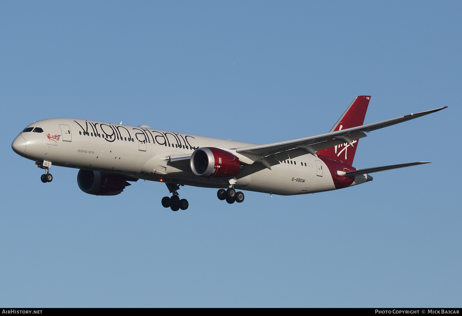 Aircraft Photo of G-VBOW | Boeing 787-9 Dreamliner | Virgin Atlantic Airways | AirHistory.net #325524