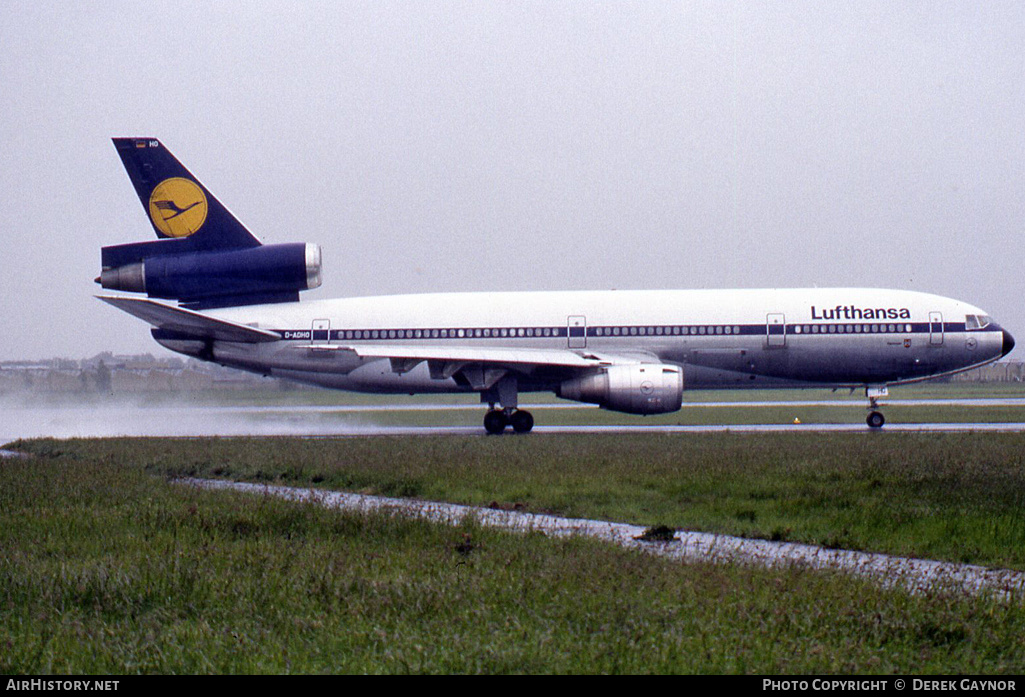 Aircraft Photo of D-ADHO | McDonnell Douglas DC-10-30 | Lufthansa | AirHistory.net #325643