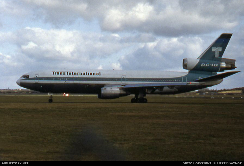 Aircraft Photo of N101TV | McDonnell Douglas DC-10-30CF | Trans International Airlines - TIA | AirHistory.net #325646