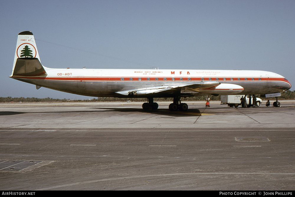 Aircraft Photo of OD-ADT | De Havilland D.H. 106 Comet 4C | MEA - Middle East Airlines | AirHistory.net #325676