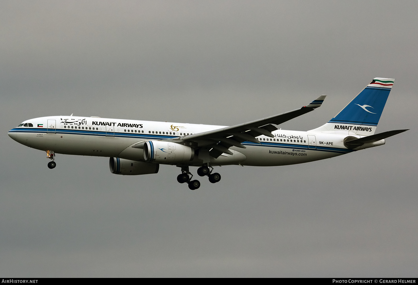 Aircraft Photo of 9K-APE | Airbus A330-243 | Kuwait Airways | AirHistory.net #325718