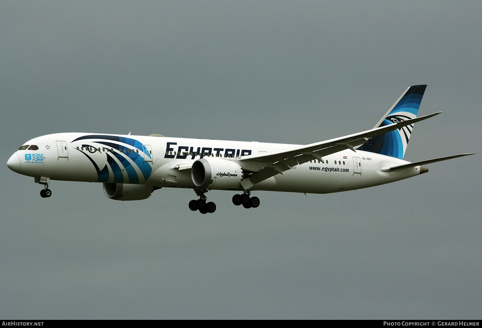 Aircraft Photo of SU-GEU | Boeing 787-9 Dreamliner | EgyptAir | AirHistory.net #325719