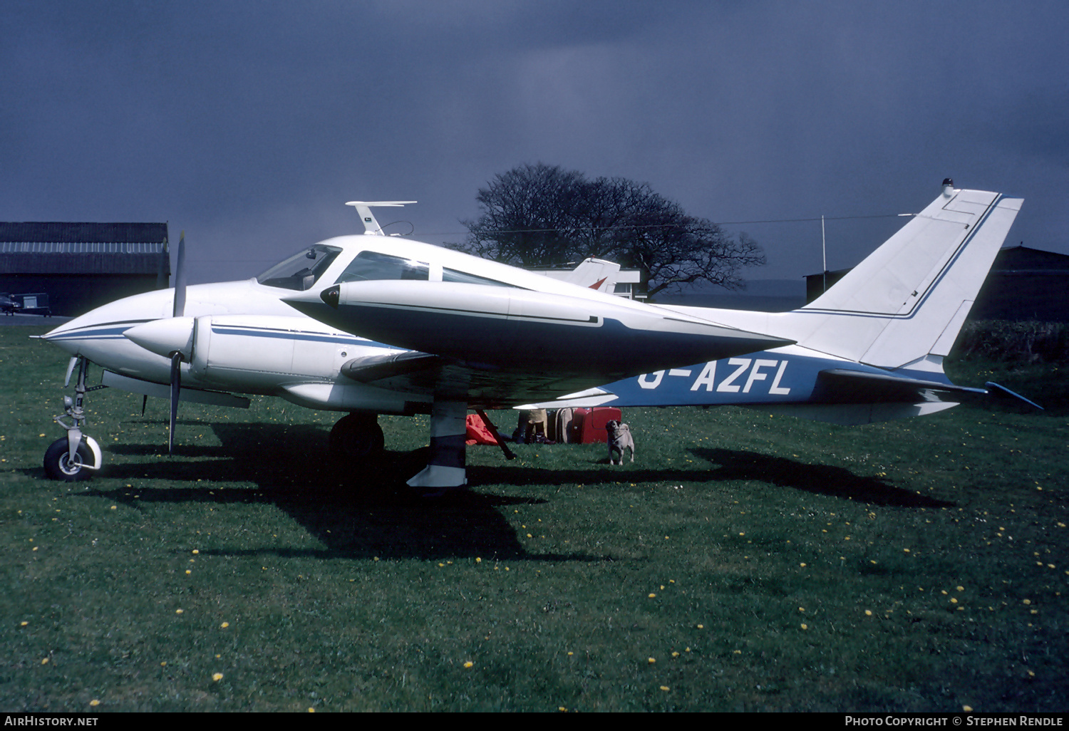 Aircraft Photo of G-AZFL | Cessna 310P | AirHistory.net #325728