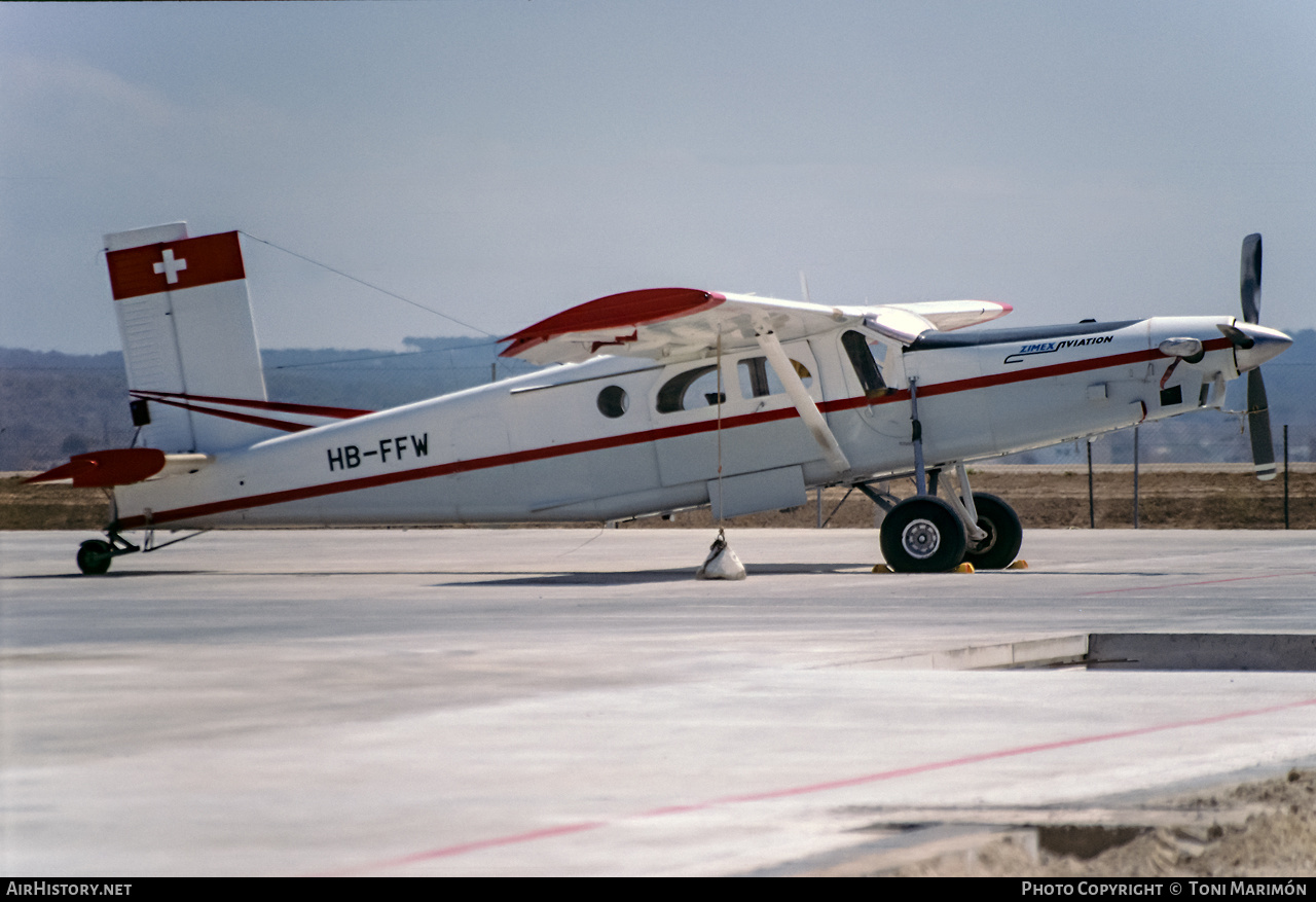 Aircraft Photo of HB-FFW | Pilatus PC-6/B2-H2 Turbo Porter | Zimex Aviation | AirHistory.net #325766