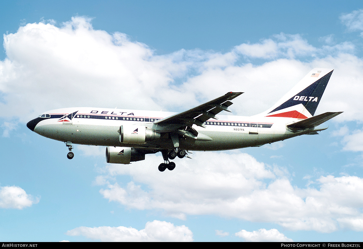 Aircraft Photo of N807PA | Airbus A310-222 | Delta Air Lines | AirHistory.net #325780