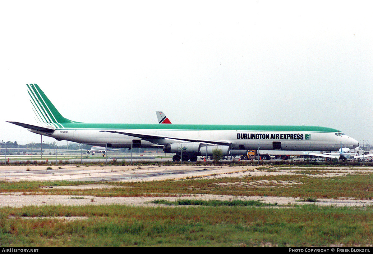 Aircraft Photo of N869BX | McDonnell Douglas DC-8-63(F) | Burlington Air Express | AirHistory.net #325794