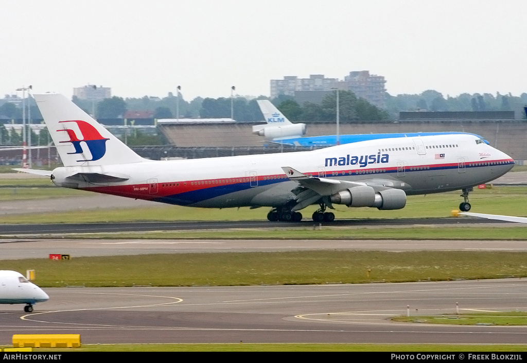 Aircraft Photo of 9M-MPM | Boeing 747-4H6 | Malaysia Airlines | AirHistory.net #325796