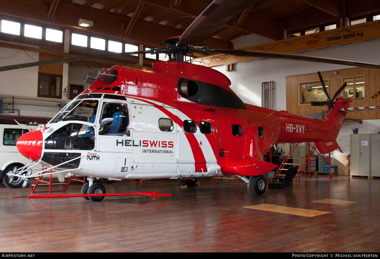 Aircraft Photo of HB-XVY | Aerospatiale AS-332C Super Puma | Heliswiss International | AirHistory.net #325846