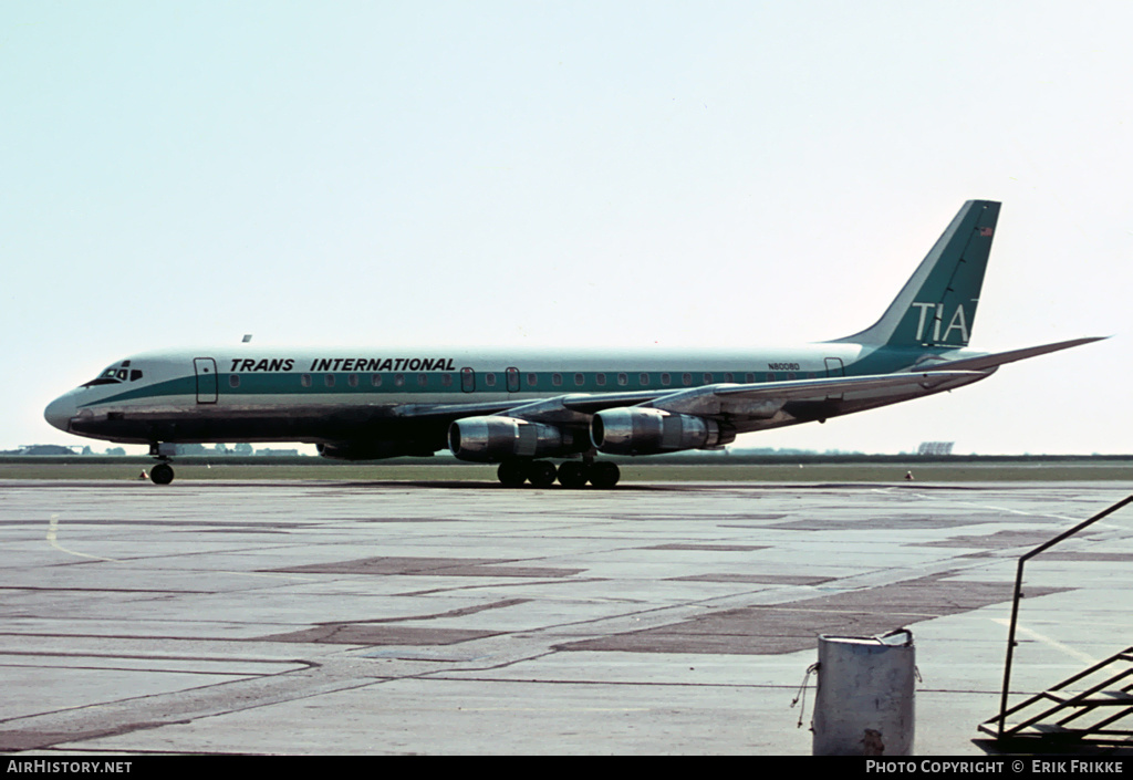 Aircraft Photo of N8008D | Douglas DC-8-51 | Trans International Airlines - TIA | AirHistory.net #325889