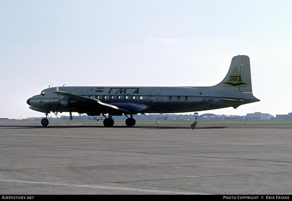 Aircraft Photo of OD-AEG | Douglas DC-6A/B | TMA of Lebanon - Trans Mediterranean Airways | AirHistory.net #325890