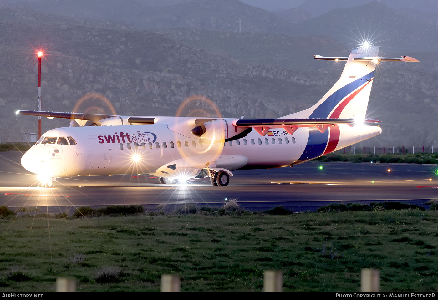 Aircraft Photo of EC-MEC | ATR ATR-72-500 (ATR-72-212A) | Swiftair | AirHistory.net #325894