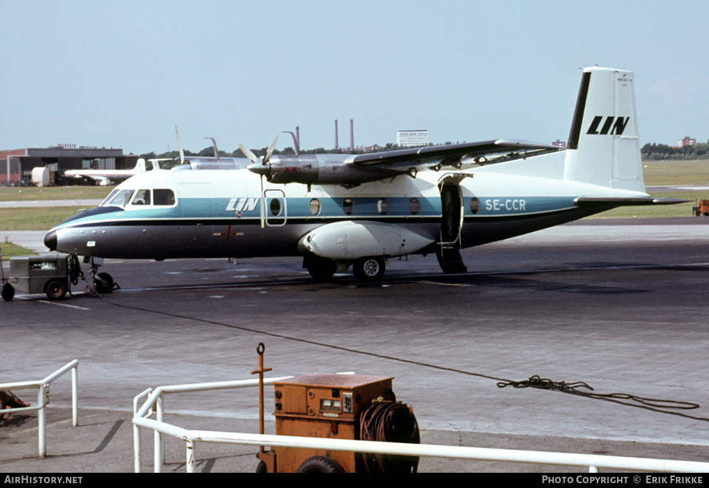 Aircraft Photo of SE-CCR | Nord 262A-26 | Linjeflyg | AirHistory.net #325896