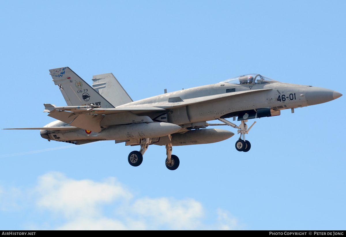 Aircraft Photo of C15-73 | McDonnell Douglas F/A-18A+ Hornet | Spain - Air Force | AirHistory.net #325899