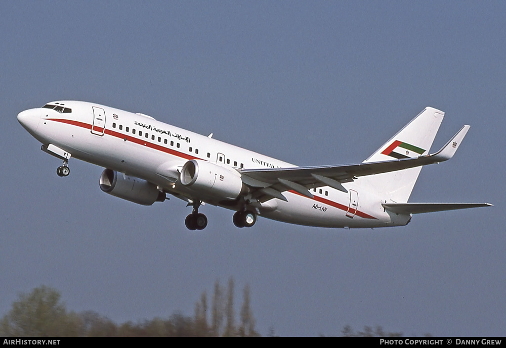 Aircraft Photo of A6-LIW | Boeing 737-7Z5 BBJ | United Arab Emirates Government | AirHistory.net #325900