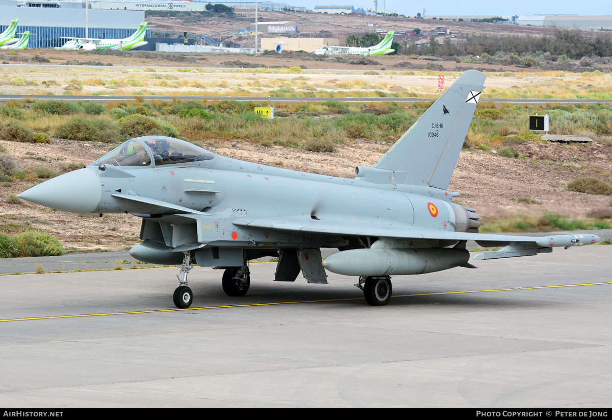 Aircraft Photo of C.16-61 | Eurofighter EF-2000 Typhoon S | Spain - Air Force | AirHistory.net #325924