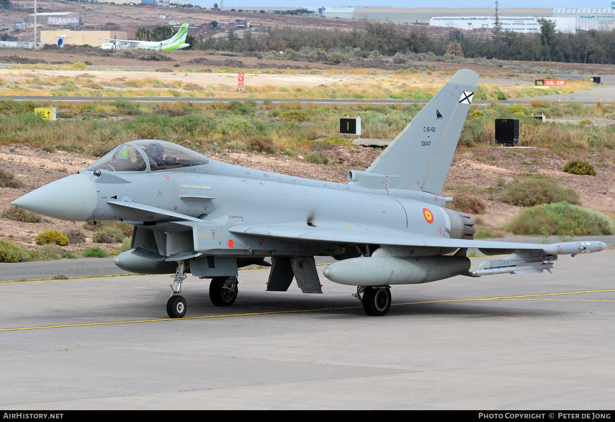 Aircraft Photo of C16-62 | Eurofighter EF-2000 Typhoon S | Spain - Air Force | AirHistory.net #325930