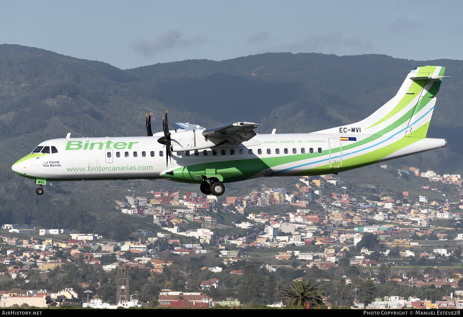 Aircraft Photo of EC-MVI | ATR ATR-72-600 (ATR-72-212A) | Binter Canarias | AirHistory.net #325939