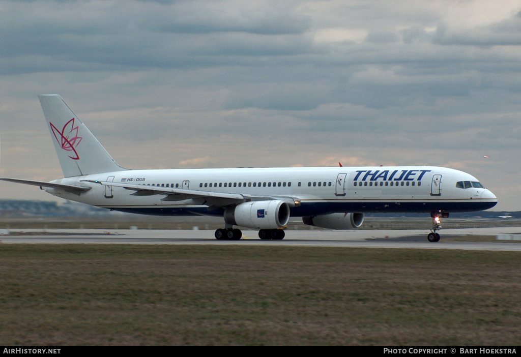 Aircraft Photo of HS-OGB | Boeing 757-2G5 | ThaiJet | AirHistory.net #325953