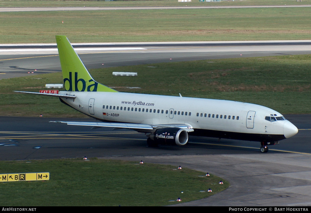 Aircraft Photo of D-ADBP | Boeing 737-36Q | Deutsche BA | AirHistory.net #325954