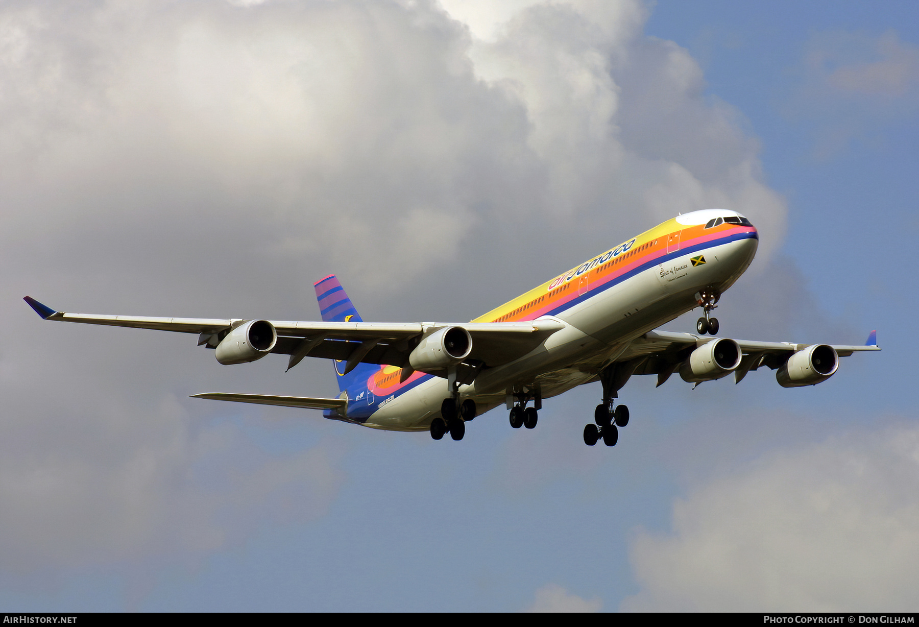Aircraft Photo of 6Y-JMP | Airbus A340-313 | Air Jamaica | AirHistory.net #325975