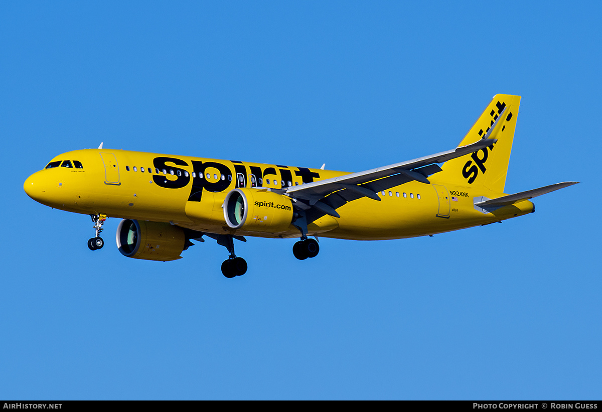 Aircraft Photo of N924NK | Airbus A320-271N | Spirit Airlines | AirHistory.net #325998