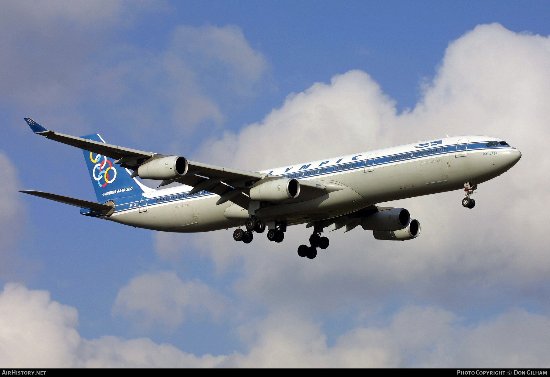 Aircraft Photo of SX-DFB | Airbus A340-313 | Olympic | AirHistory.net #326021
