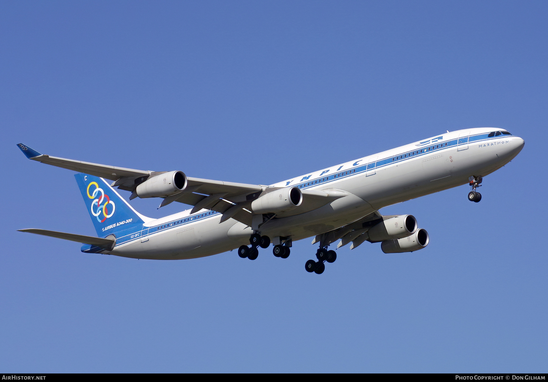 Aircraft Photo of SX-DFC | Airbus A340-313 | Olympic | AirHistory.net #326026