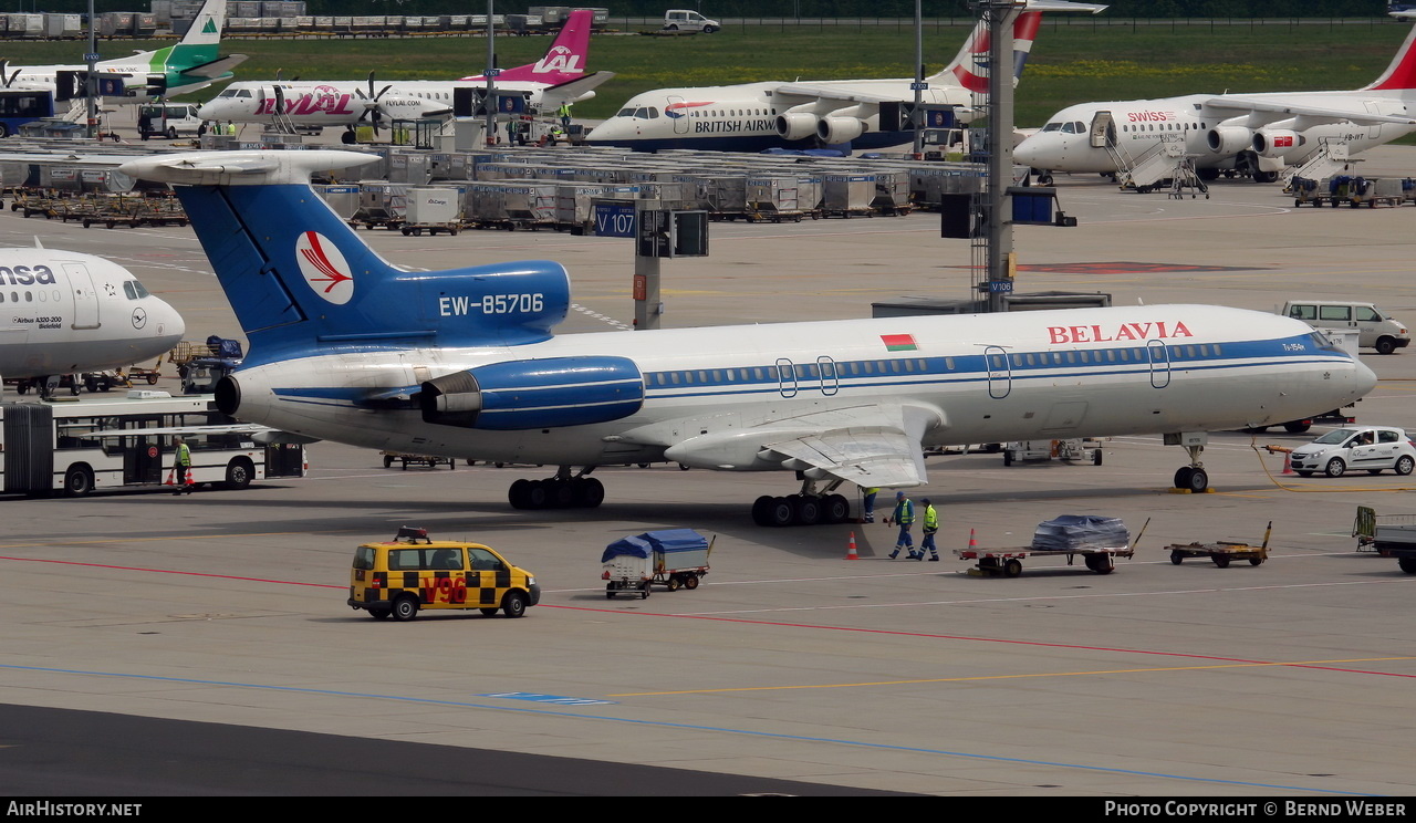 Aircraft Photo of EW-85706 | Tupolev Tu-154M | Belavia | AirHistory.net #326041