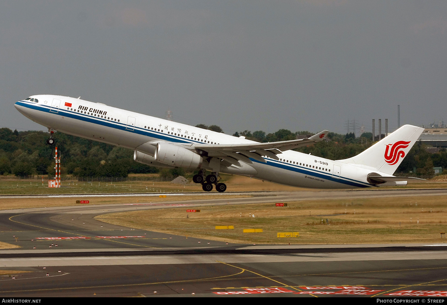 Aircraft Photo of B-5919 | Airbus A330-343E | Air China | AirHistory.net #326046