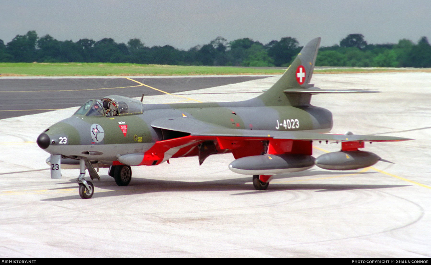 Aircraft Photo of J-4023 | Hawker Hunter F58 | Switzerland - Air Force | AirHistory.net #326060
