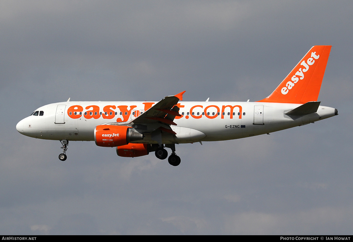Aircraft Photo of G-EZNC | Airbus A319-111 | EasyJet | AirHistory.net #326067