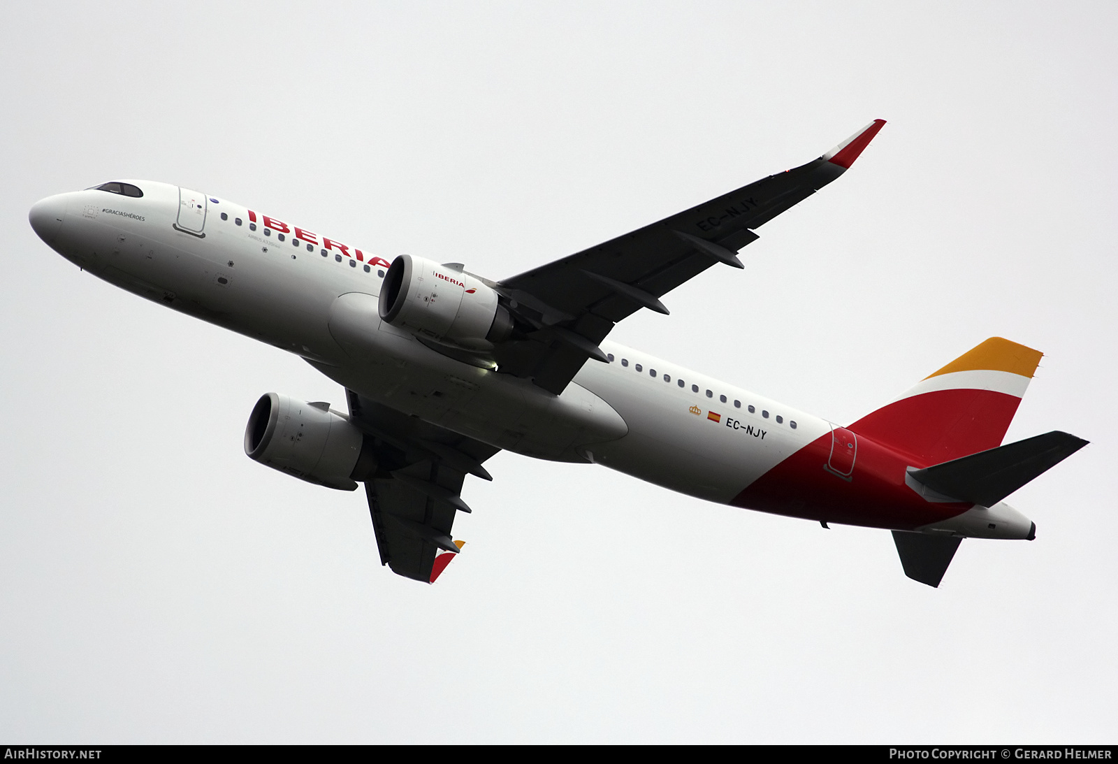 Aircraft Photo of EC-NJY | Airbus A320-251N | Iberia | AirHistory.net #326071