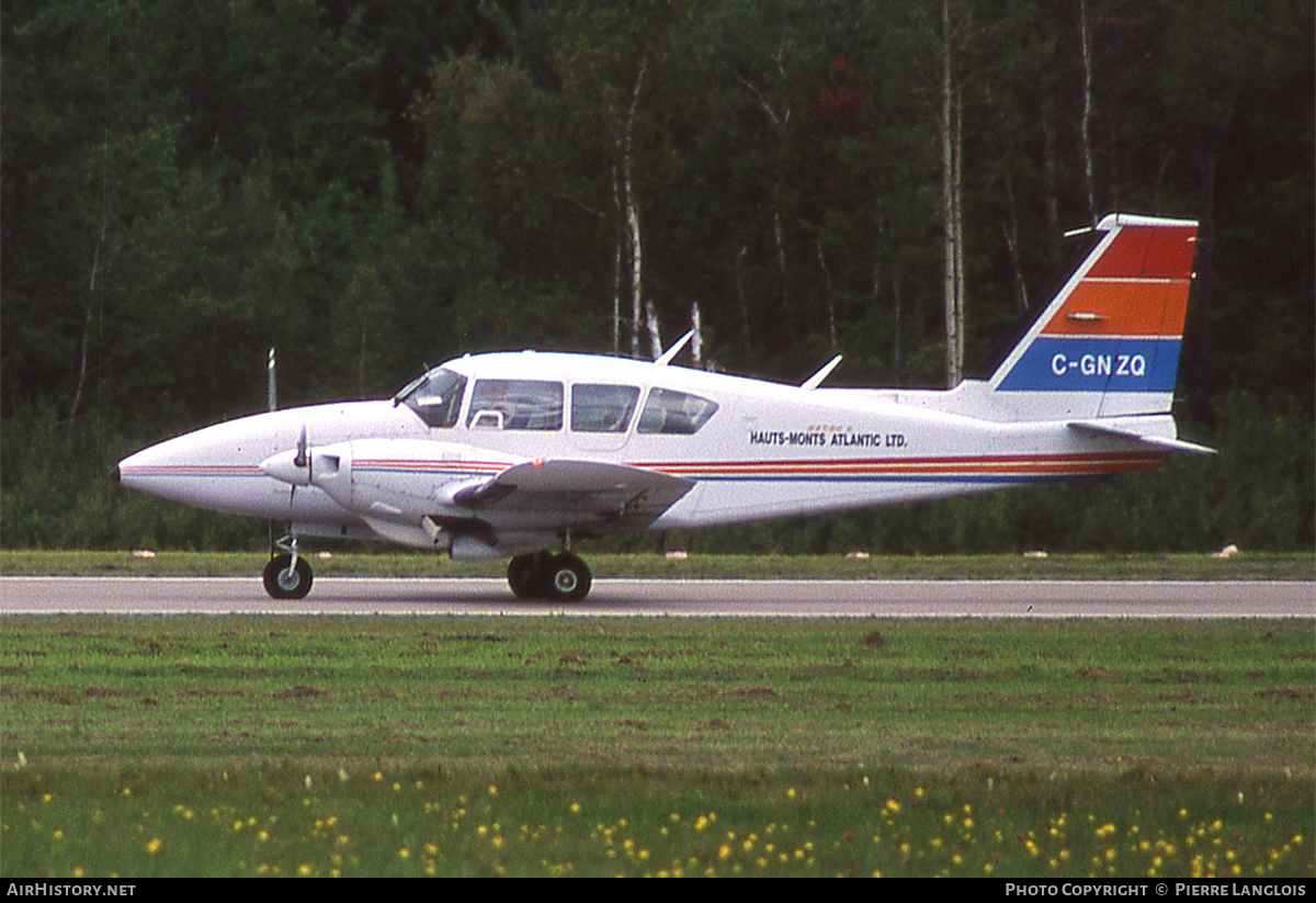 Aircraft Photo of C-GNZQ | Piper PA-23-250 Aztec E | Hauts-Monts Atlantic | AirHistory.net #326077