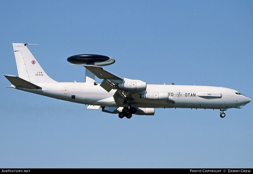 Aircraft Photo of LX-N90445 | Boeing E-3A Sentry | Luxembourg - NATO | AirHistory.net #326089