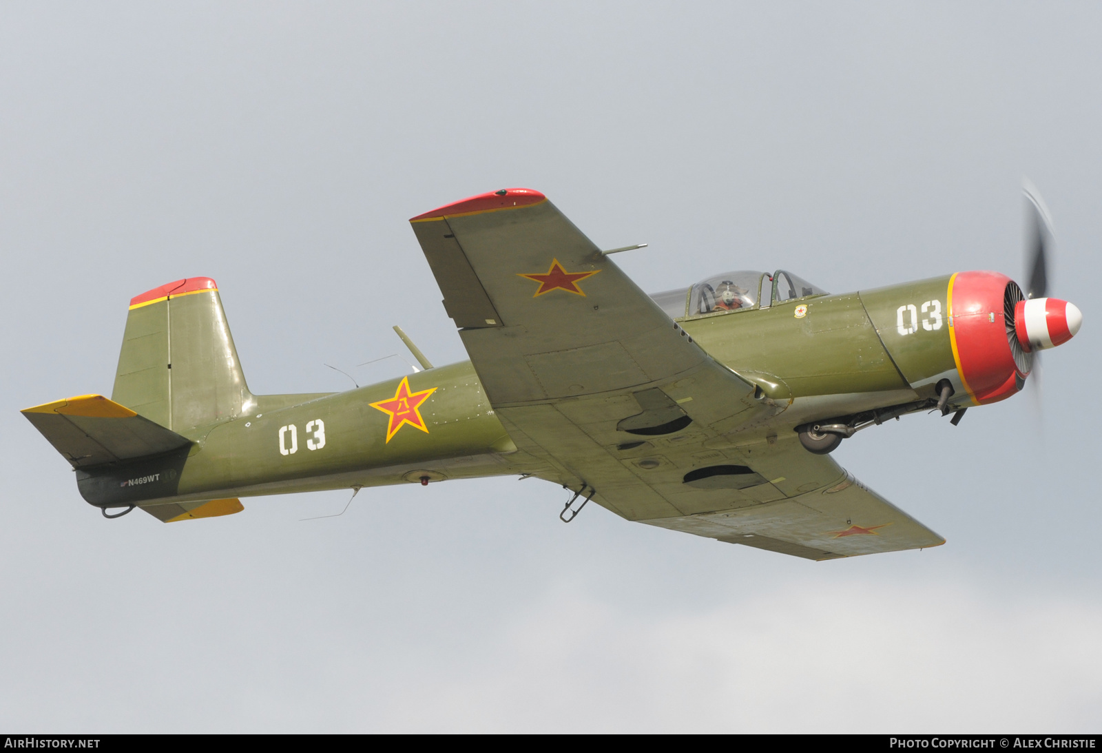 Aircraft Photo of N469WT | Yakovlev Yak-52 | Russia - Air Force | AirHistory.net #326093