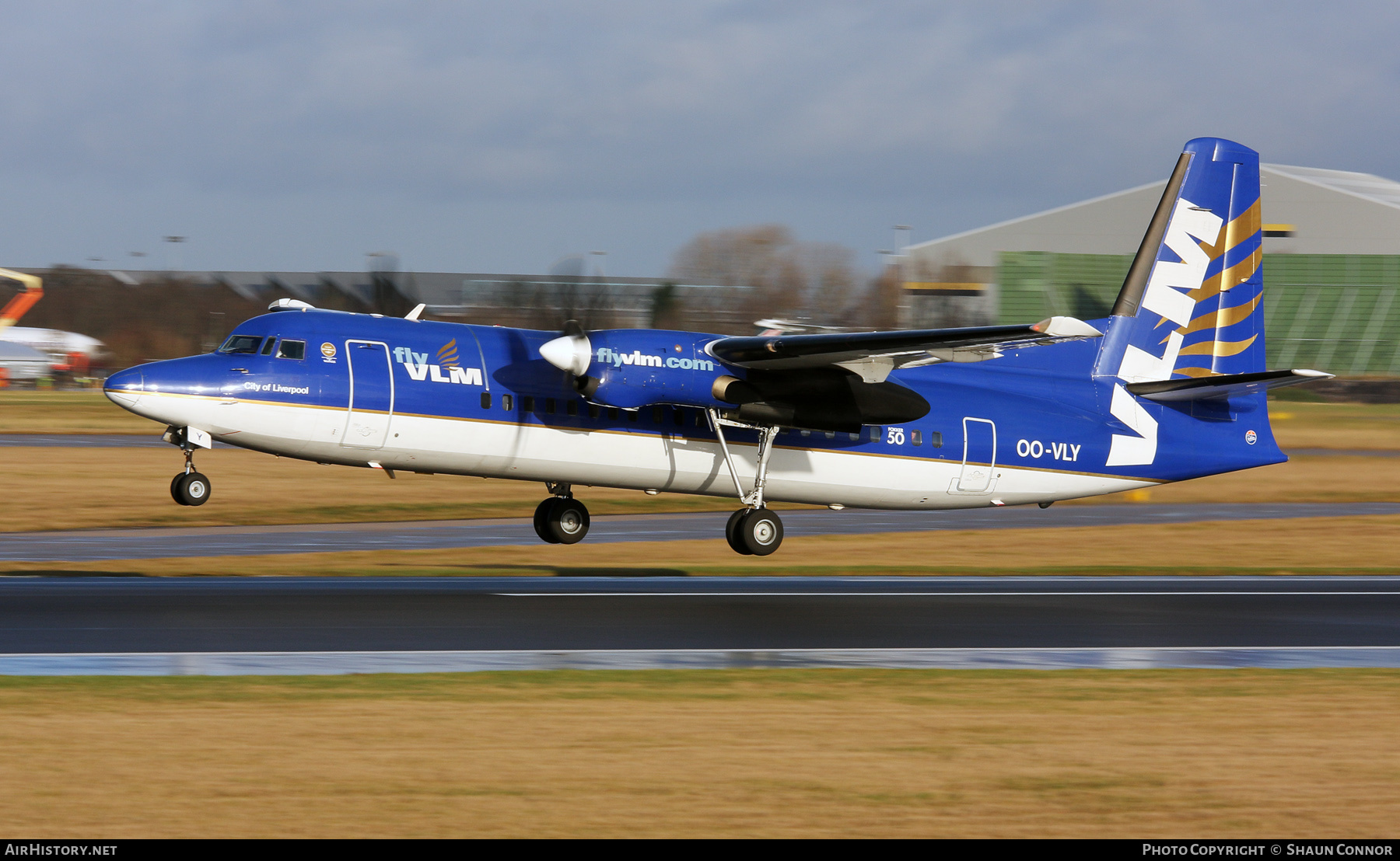 Aircraft Photo of OO-VLY | Fokker 50 | VLM Airlines | AirHistory.net #326103