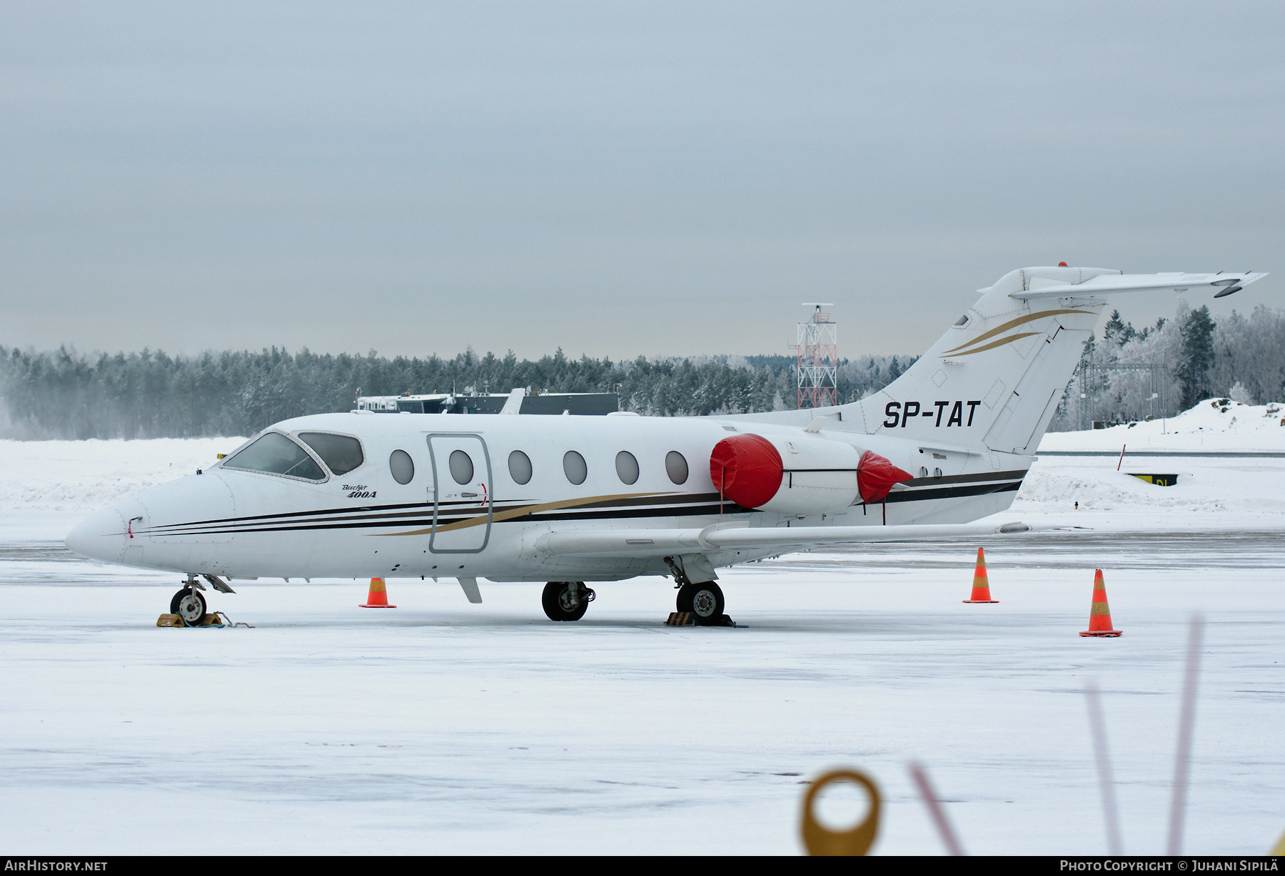 Aircraft Photo of SP-TAT | Beech Beechjet 400A | AirHistory.net #326136