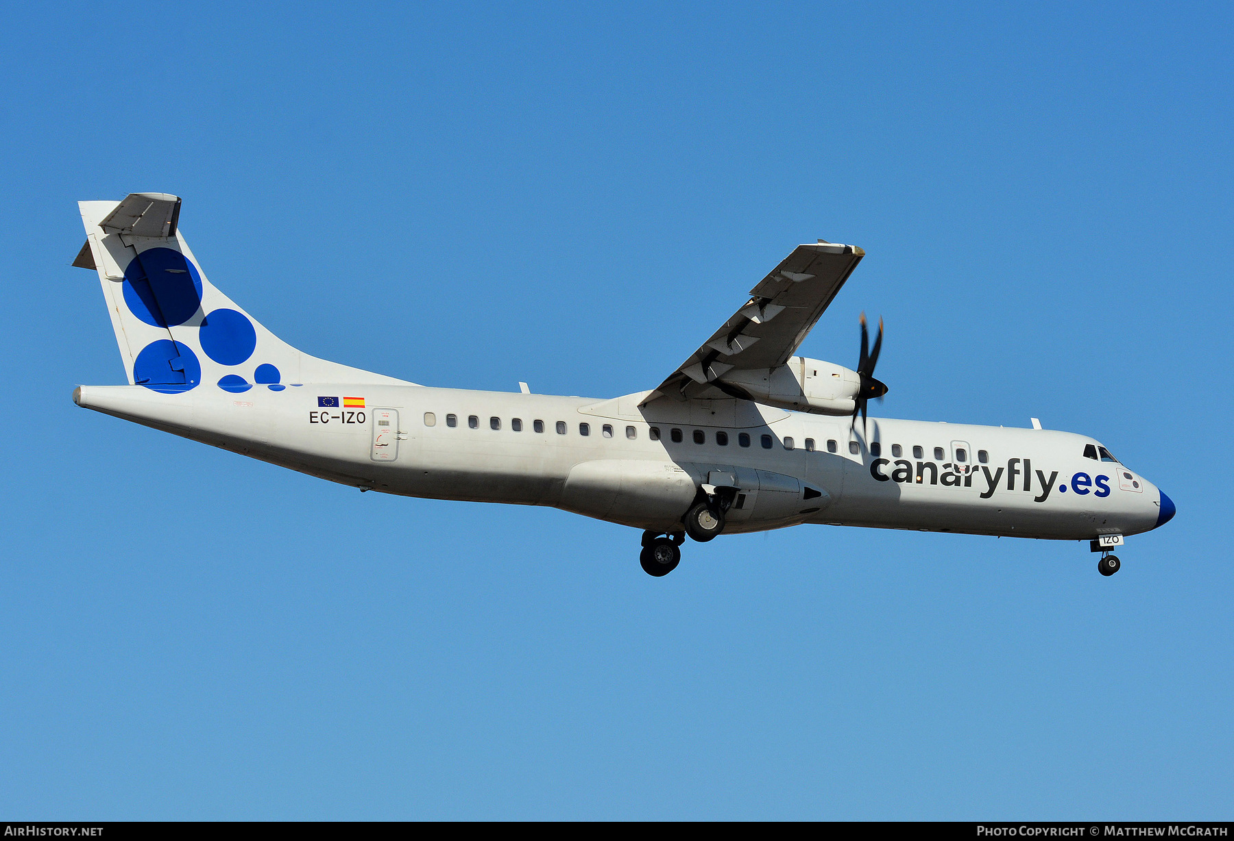 Aircraft Photo of EC-IZO | ATR ATR-72-500 (ATR-72-212A) | Canaryfly | AirHistory.net #326142