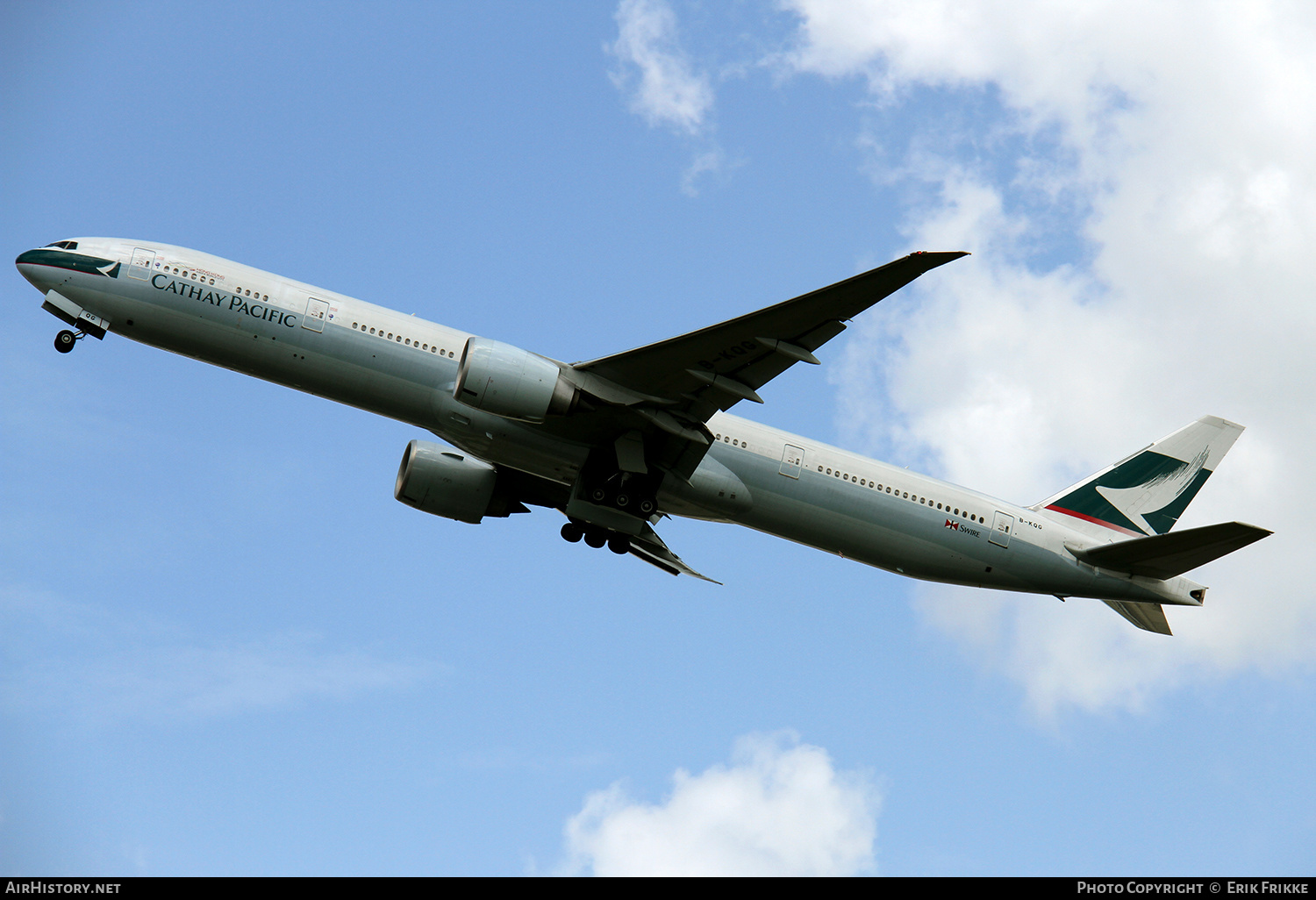 Aircraft Photo of B-KQG | Boeing 777-367/ER | Cathay Pacific Airways | AirHistory.net #326146
