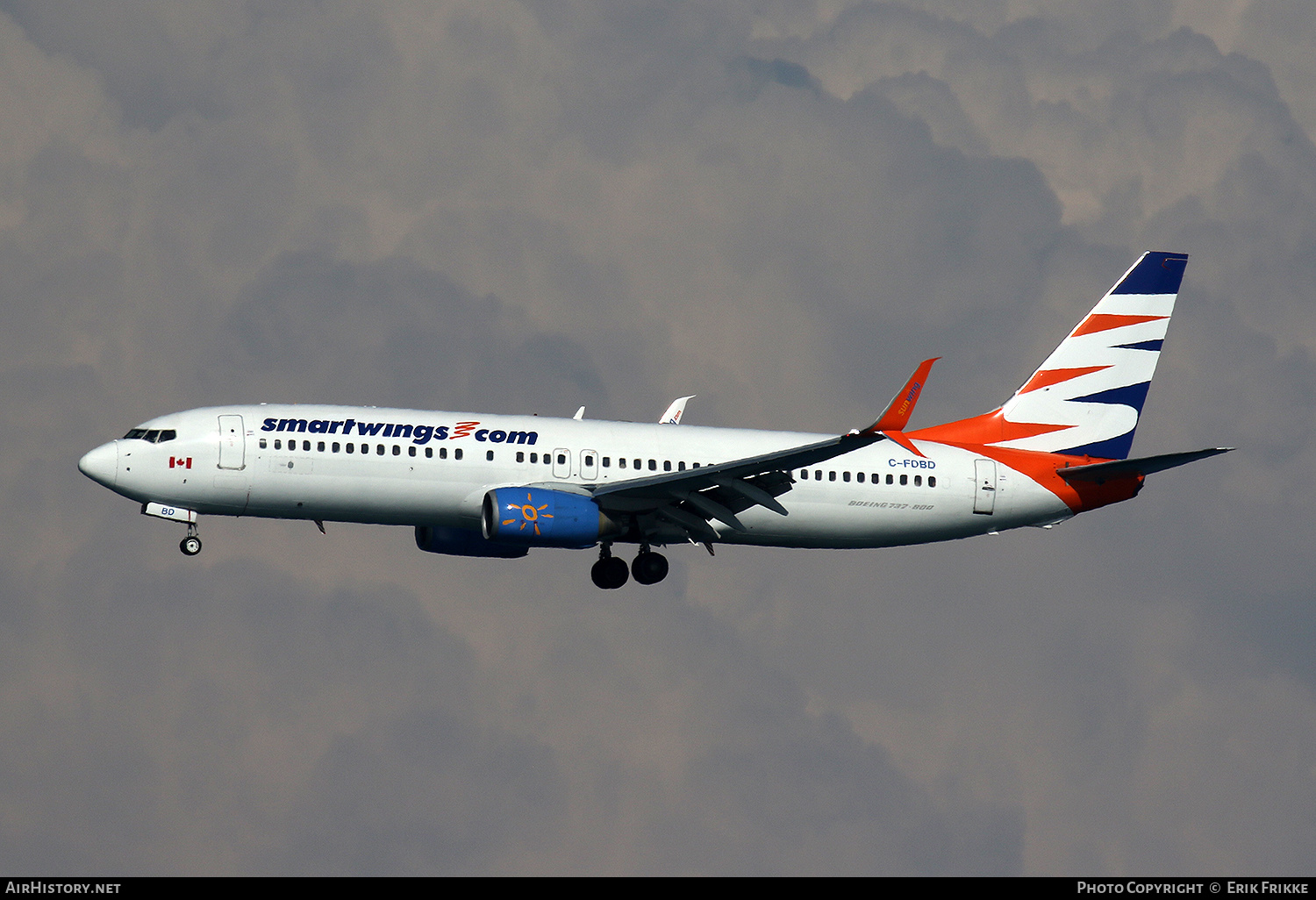 Aircraft Photo of C-FDBD | Boeing 737-8Q8 | Smartwings | AirHistory.net #326151